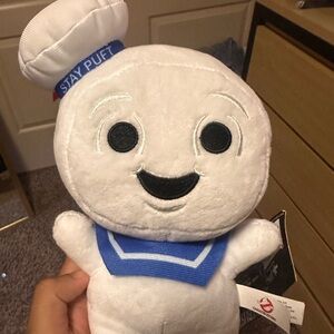 Stay Puft Marshmallow Man Plush Toy - White